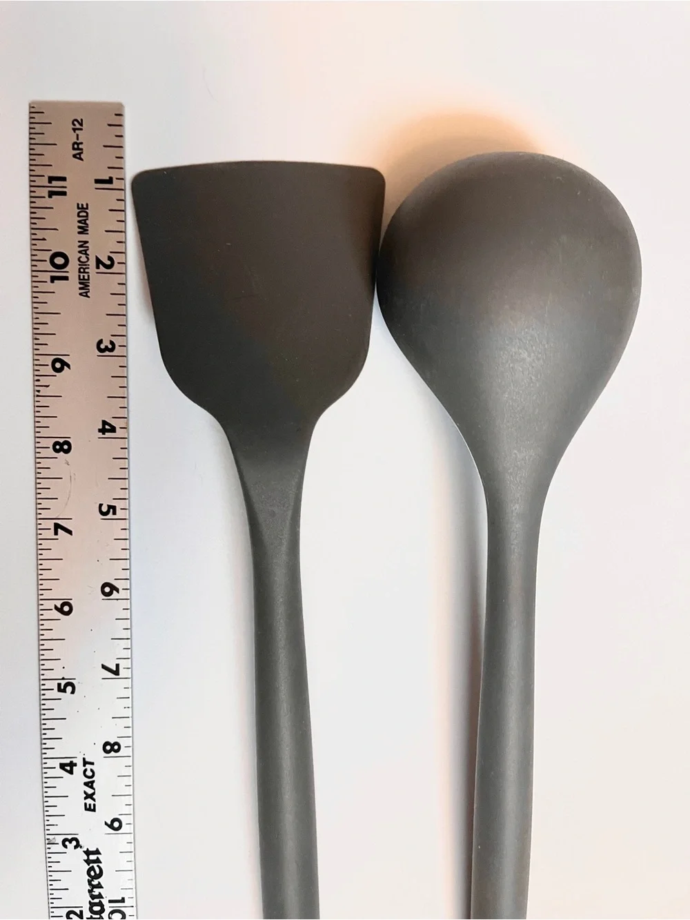 Silicone Spatula and Ladle Set - 2-Piece By Sensarte Grey NWOT